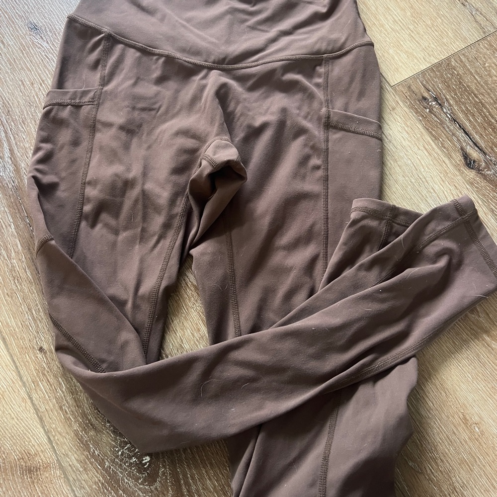 Popflex chocolate  Brown workout Pants